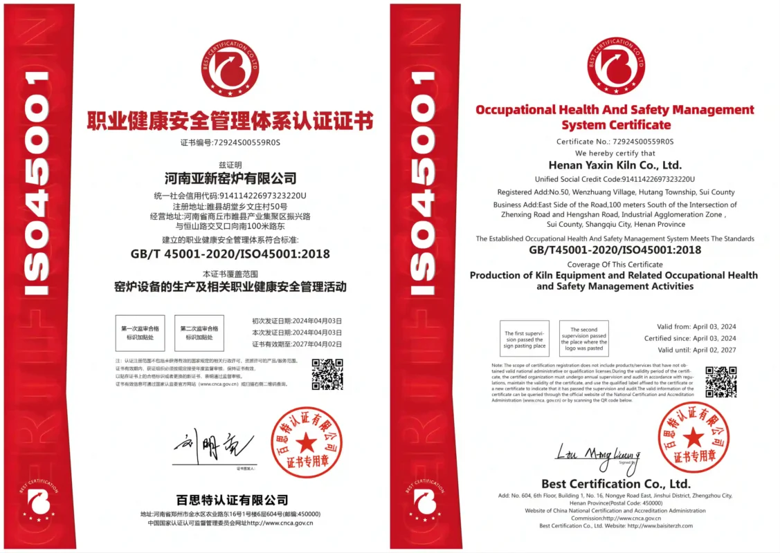 iso certificate
