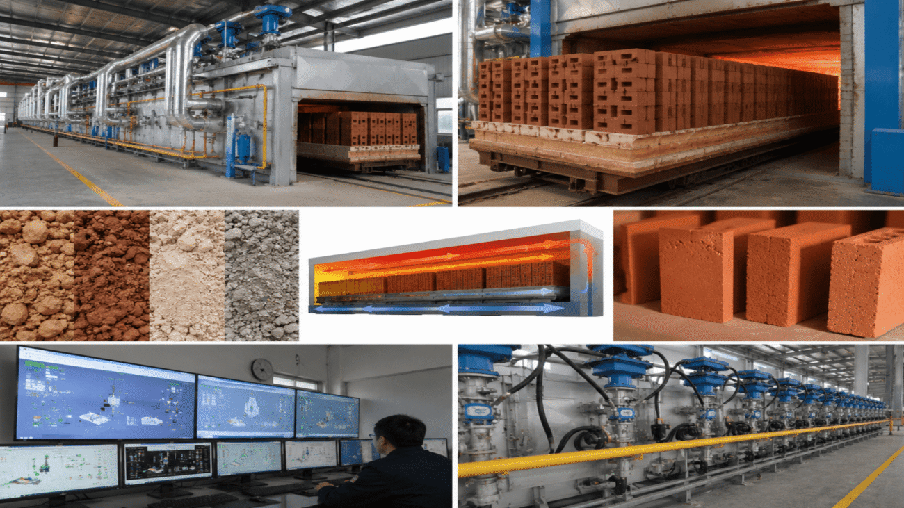 kiln for clay bricks