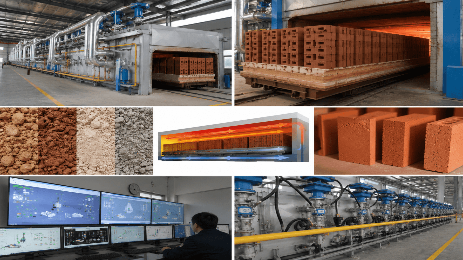 kiln for clay bricks