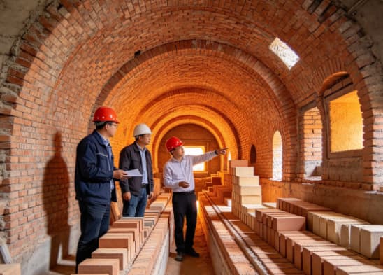 brick kiln refractory lining, refractory material selection, kiln zones, hot face